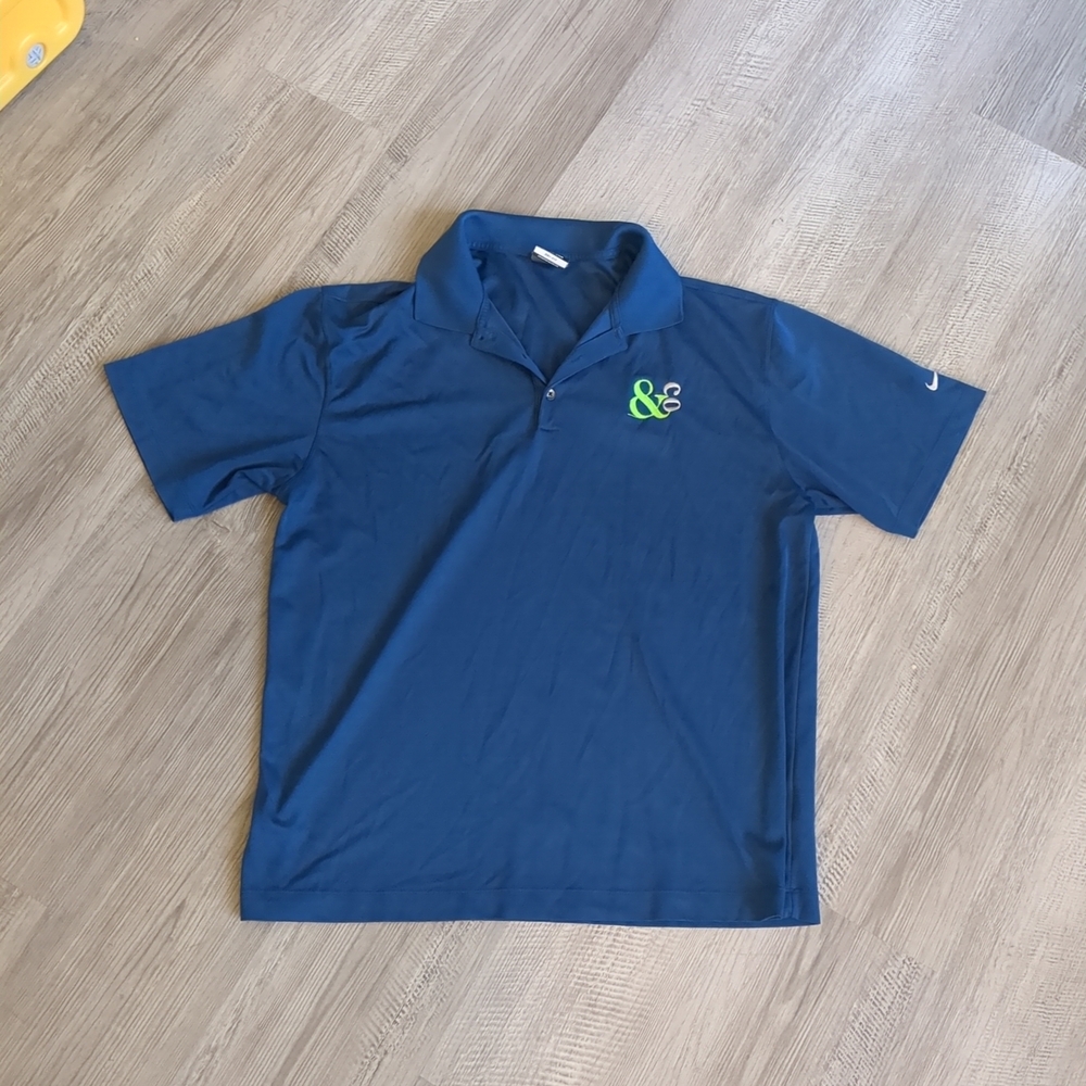 **3/$10** Nike Blue Polo Shirt